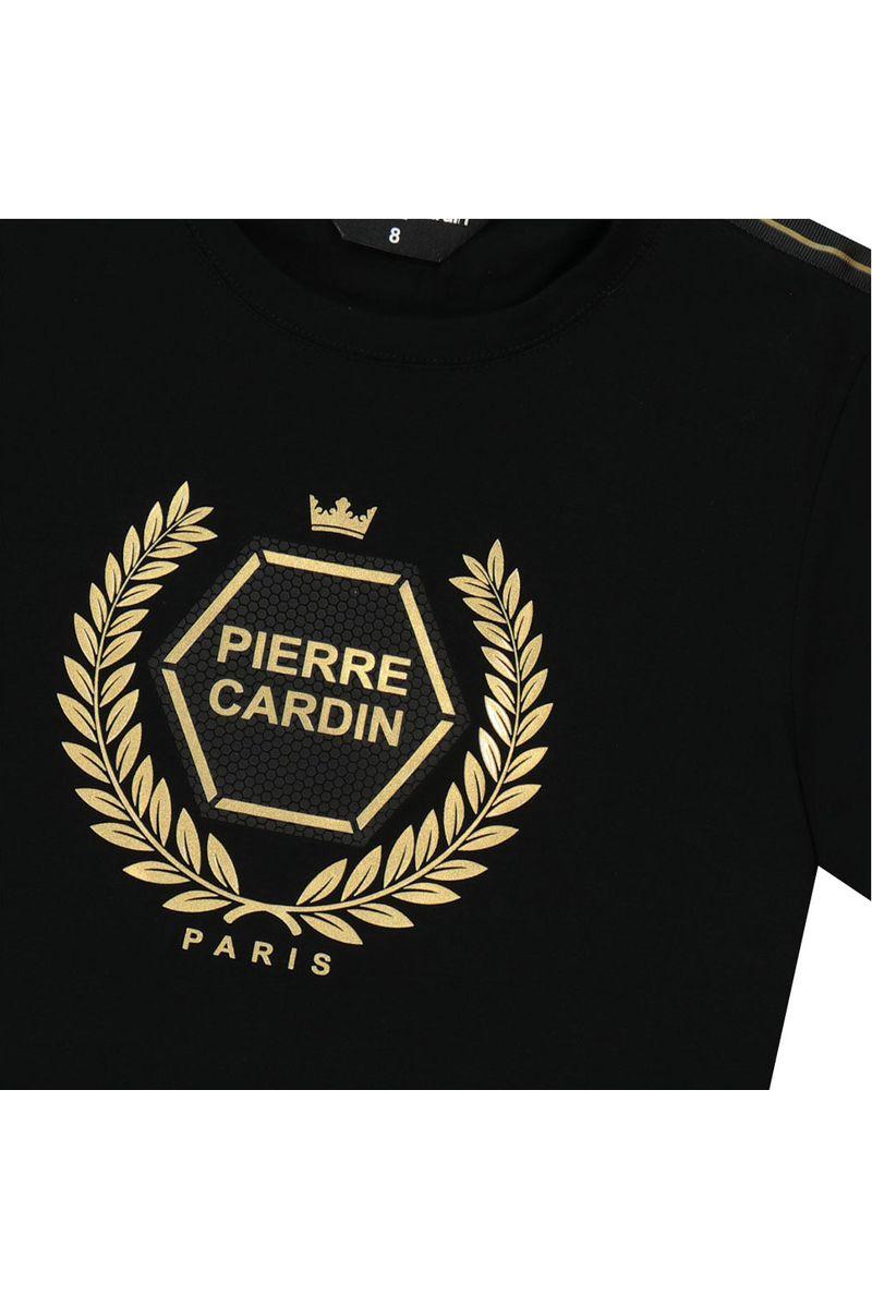 חולצת טי שרט PIERRE CARDIN לוגו מעוטר לילדים