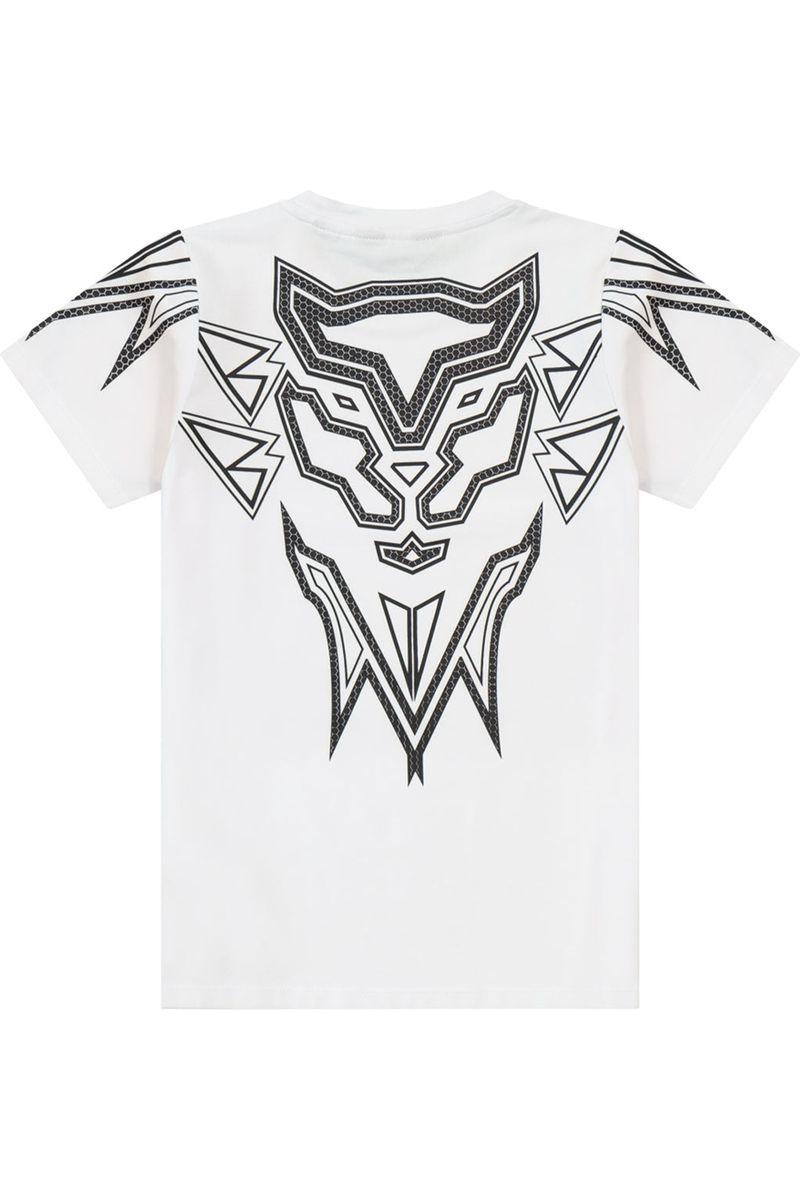 חולצת טי שרט PIERRE CARDIN הדפס אחורי נמר גיאומטרי לילדים