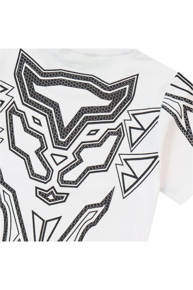 חולצת טי שרט PIERRE CARDIN הדפס אחורי נמר גיאומטרי לילדים