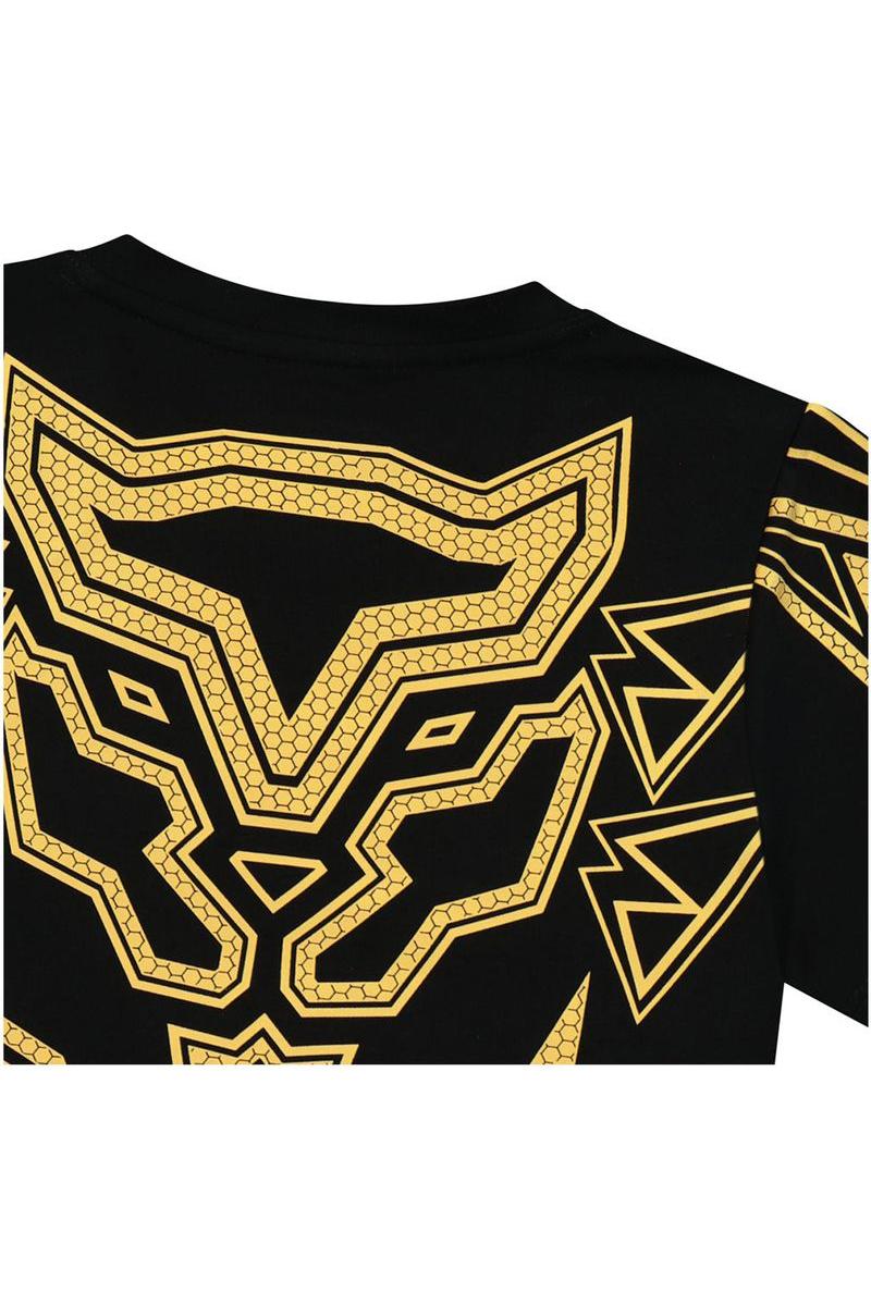 חולצת טי שרט PIERRE CARDIN הדפס אחורי נמר גיאומטרי לילדים