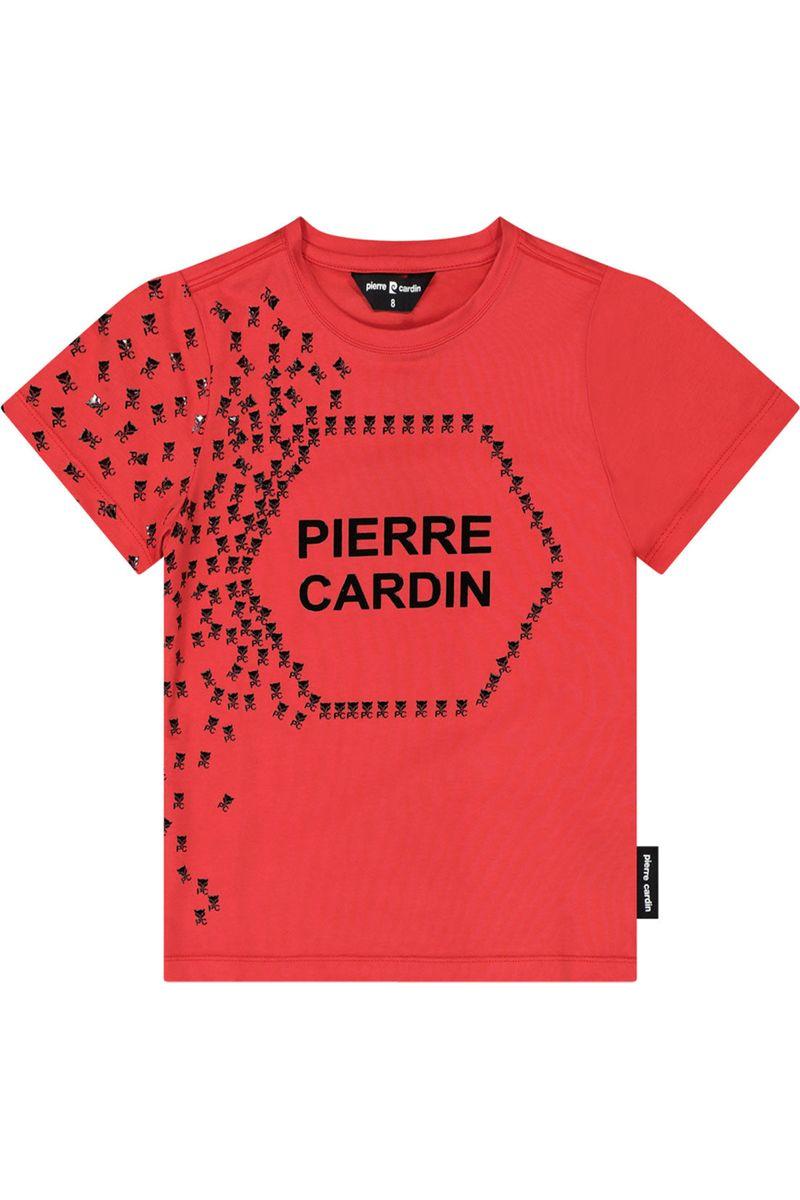 חולצת טי שרט PIERRE CARDIN הדפס לוגו לילדים