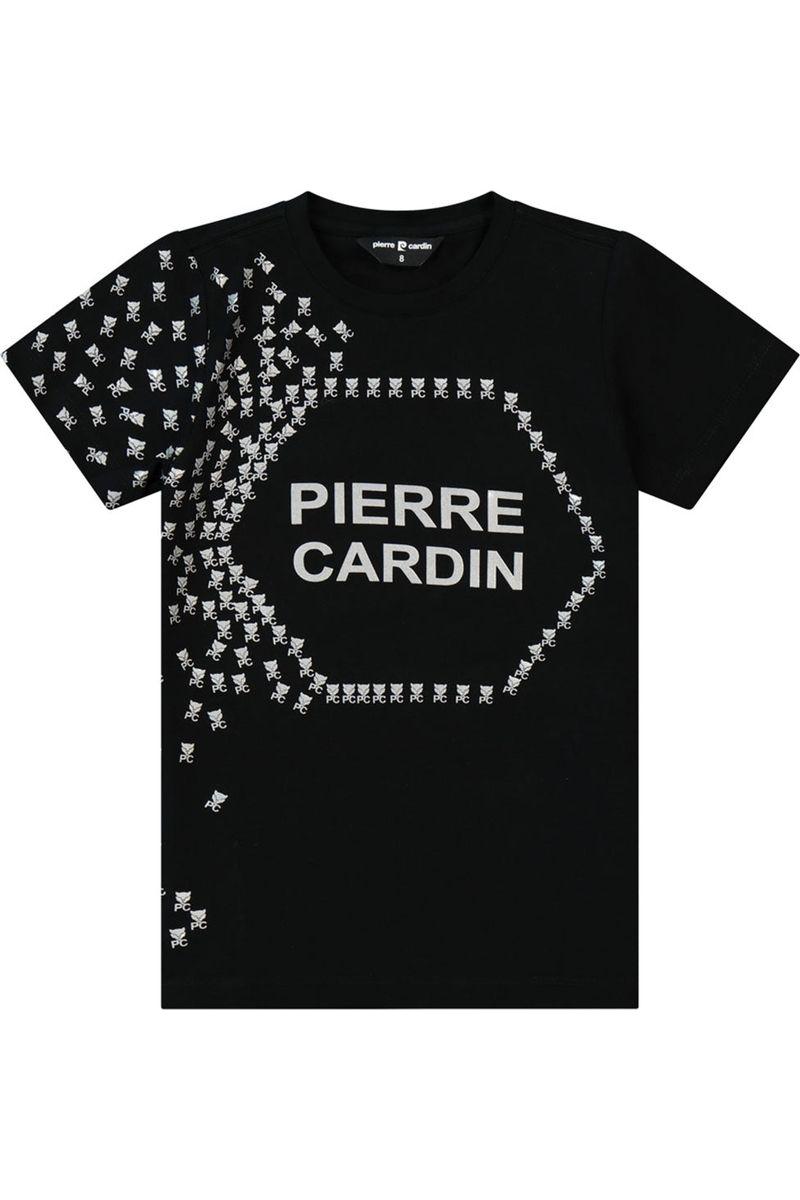 חולצת טי שרט PIERRE CARDIN הדפס לוגו לילדים