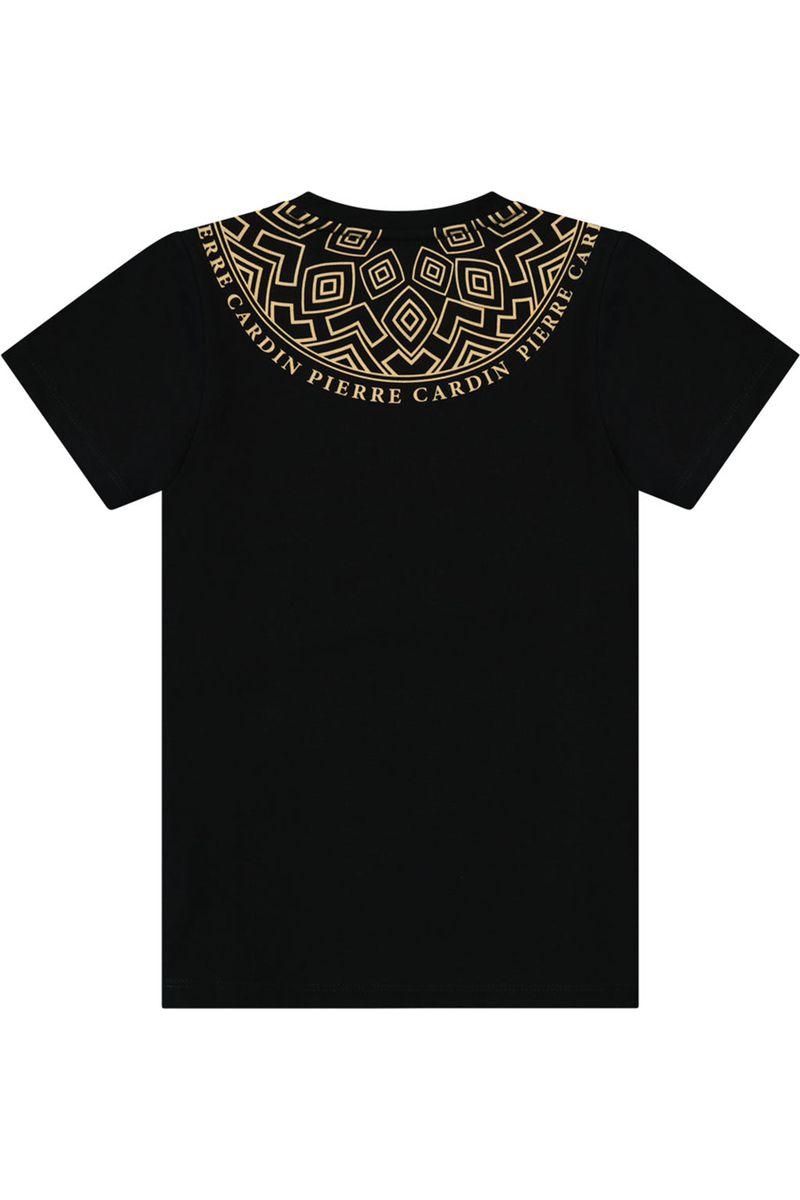 חולצת טי שרט PIERRE CARDIN צווארון צורות גיאמטריות לילדים