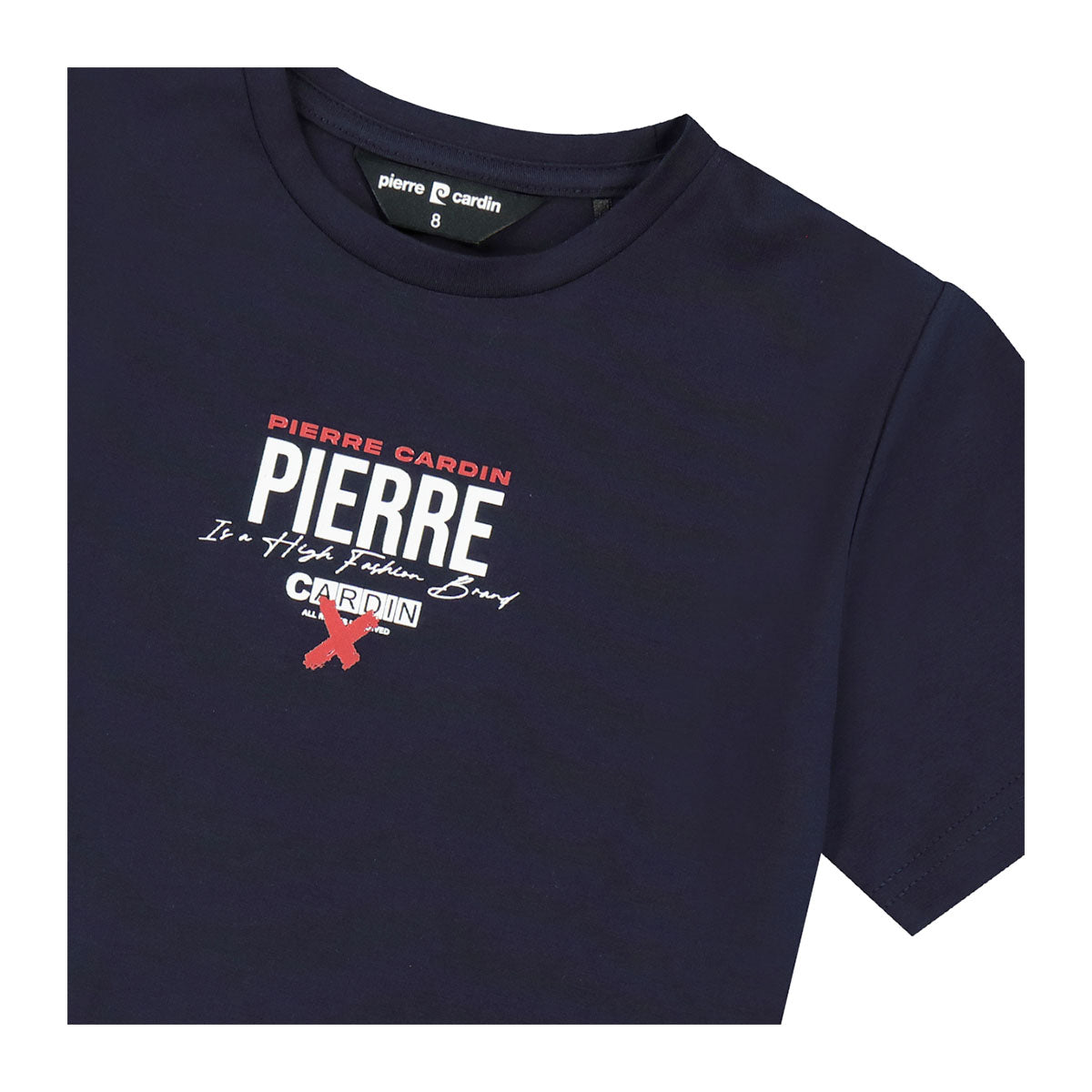 חולצת טי שרט PIERRE CARDIN לוגו אחורי לילדים