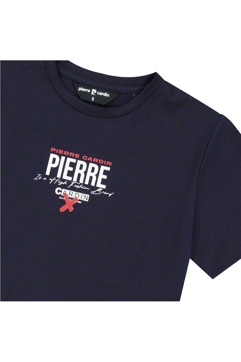 חולצת טי שרט PIERRE CARDIN לוגו אחורי לילדים