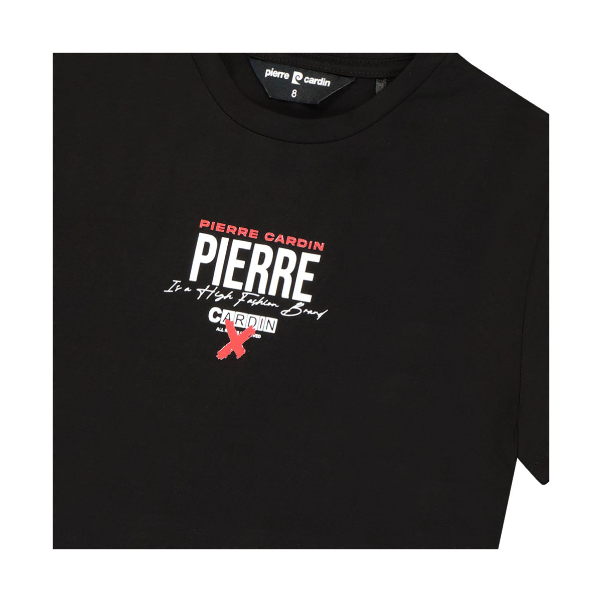 חולצת טי שרט PIERRE CARDIN לוגו אחורי לילדים