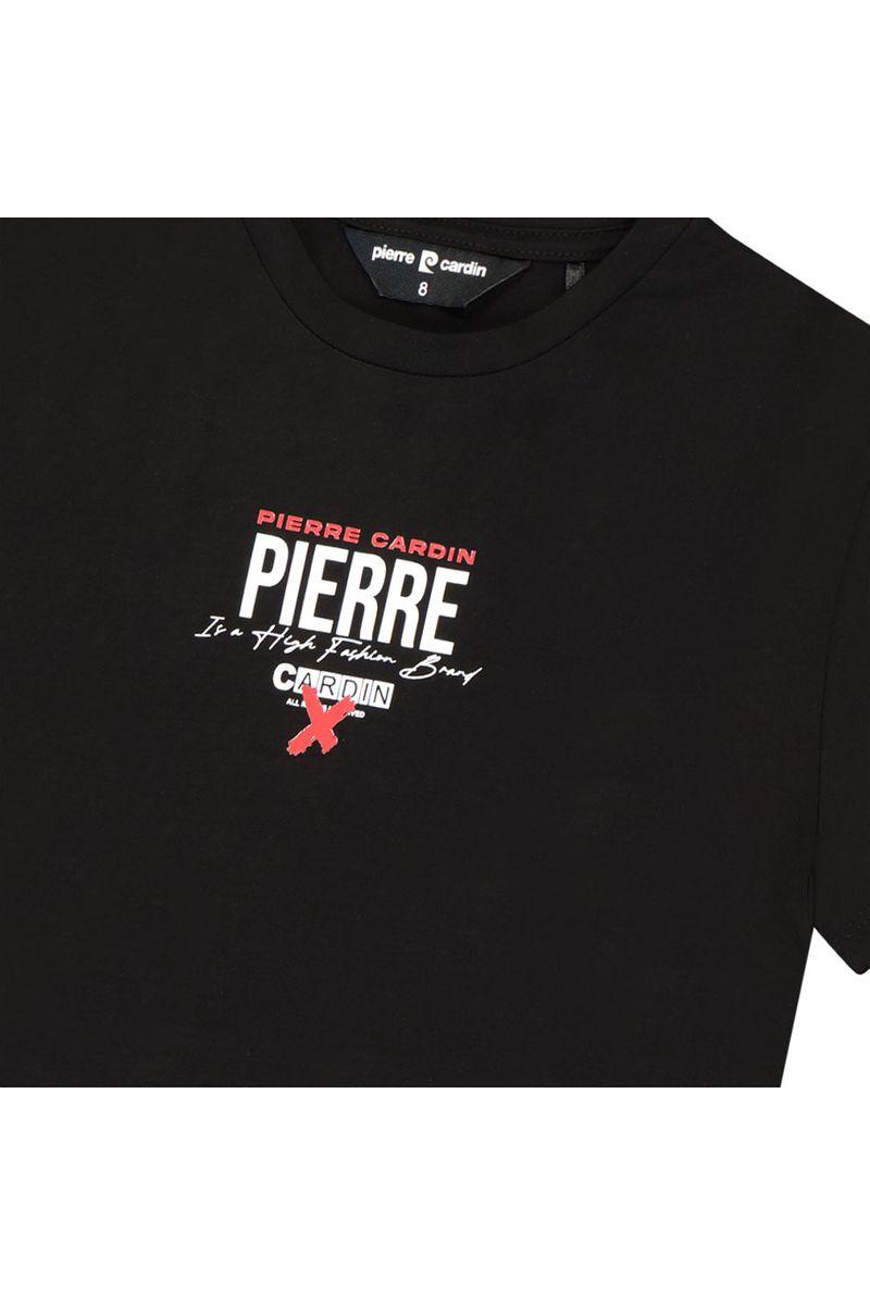 חולצת טי שרט PIERRE CARDIN לוגו אחורי לילדים