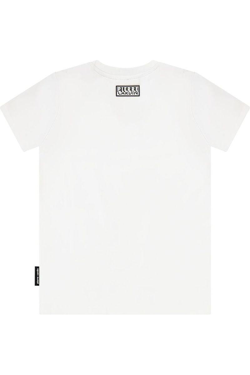 חולצת טישירט PIERRE CARDIN לוגו מותג באמצע לילדים