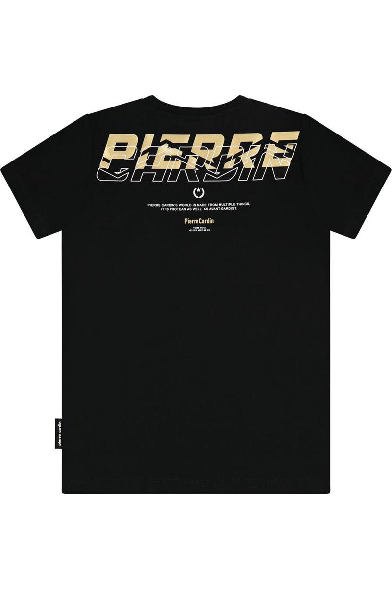 חולצת טישירט PIERRE CARDIN ממותגת בגב לילדים