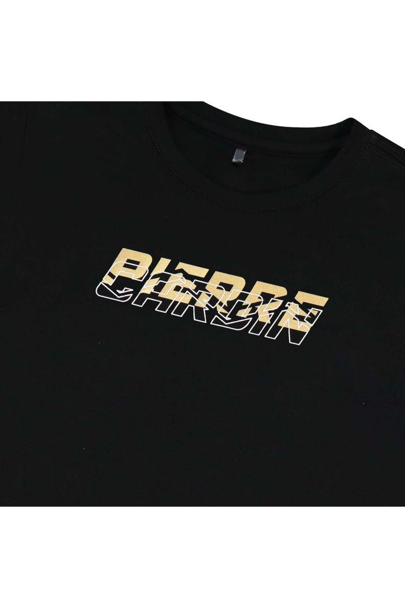 חולצת טישירט PIERRE CARDIN ממותגת בגב לילדים