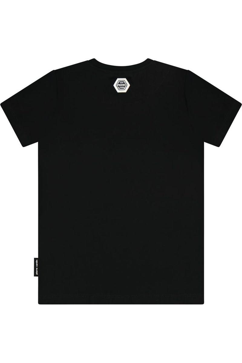 חולצת טישירט PIERRE CARDIN לוגו מותג באמצע לילדים