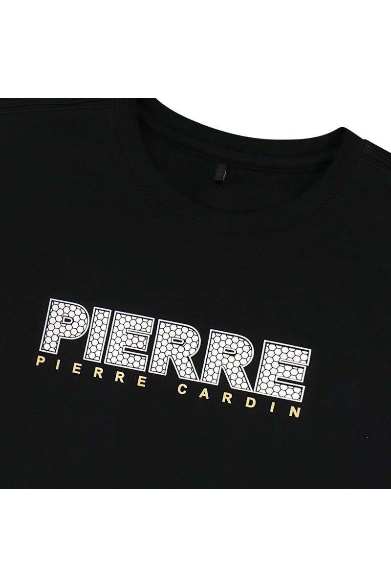 חולצת טישירט PIERRE CARDIN לוגו מותג באמצע לילדים