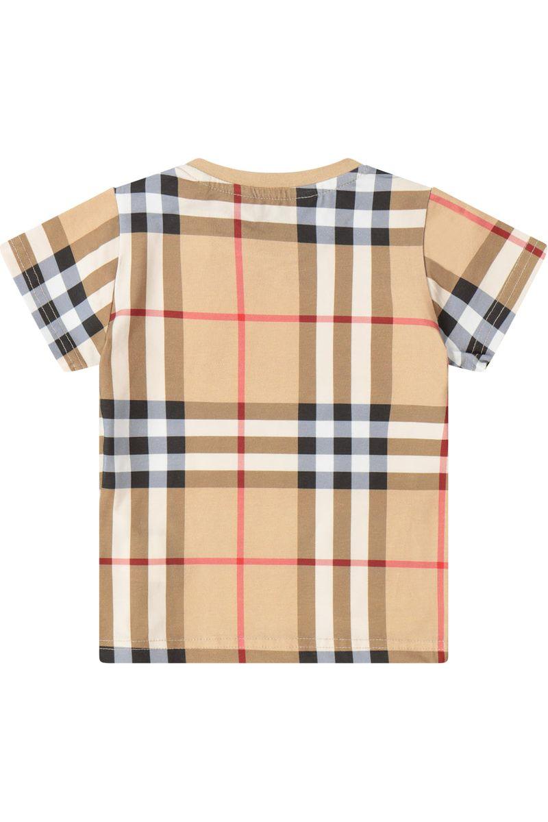 חולצת טישירט PIERRE CARDIN פאץ' בצד לתינוקות Brown / 3-6M