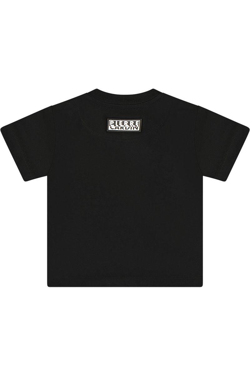 חולצת טישירט PIERRE CARDIN לוגו מותג באמצע לתינוקות