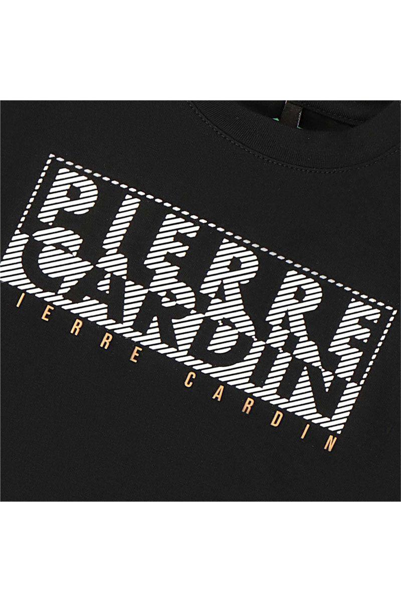 חולצת טישירט PIERRE CARDIN לוגו מותג באמצע לתינוקות