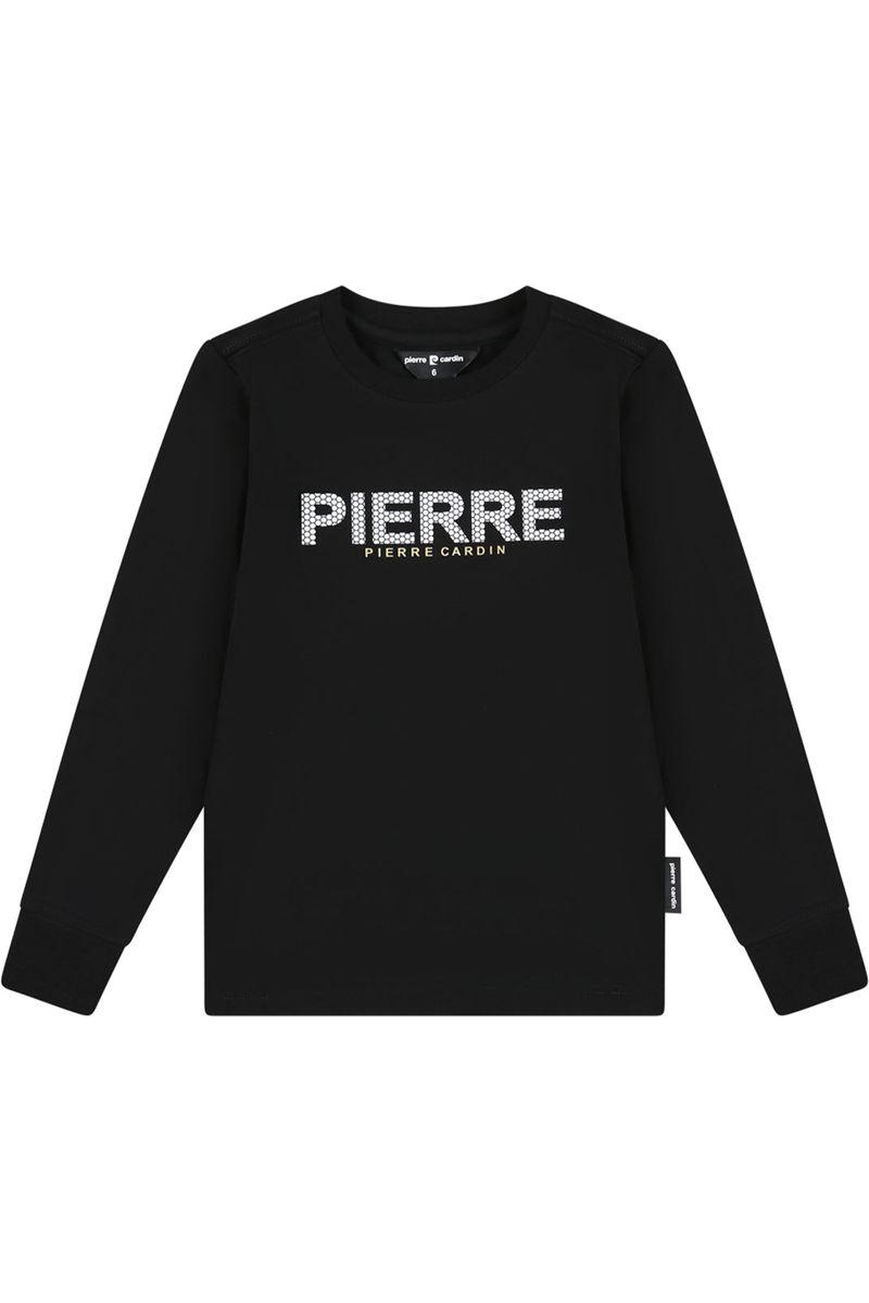 חולצת טי שרט PIERRE CARDIN ארוכה הדפס לוגו לילדים