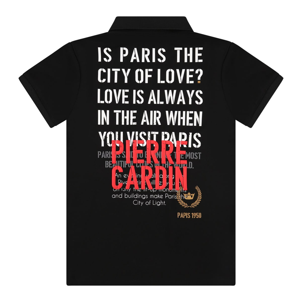 חולצת צווארון PIERRE CARDIN PARIS CITY OF LOVE לילדים