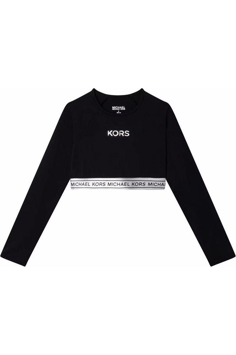 טופ MICHAEL KORS מנג'ט לבן לילדות