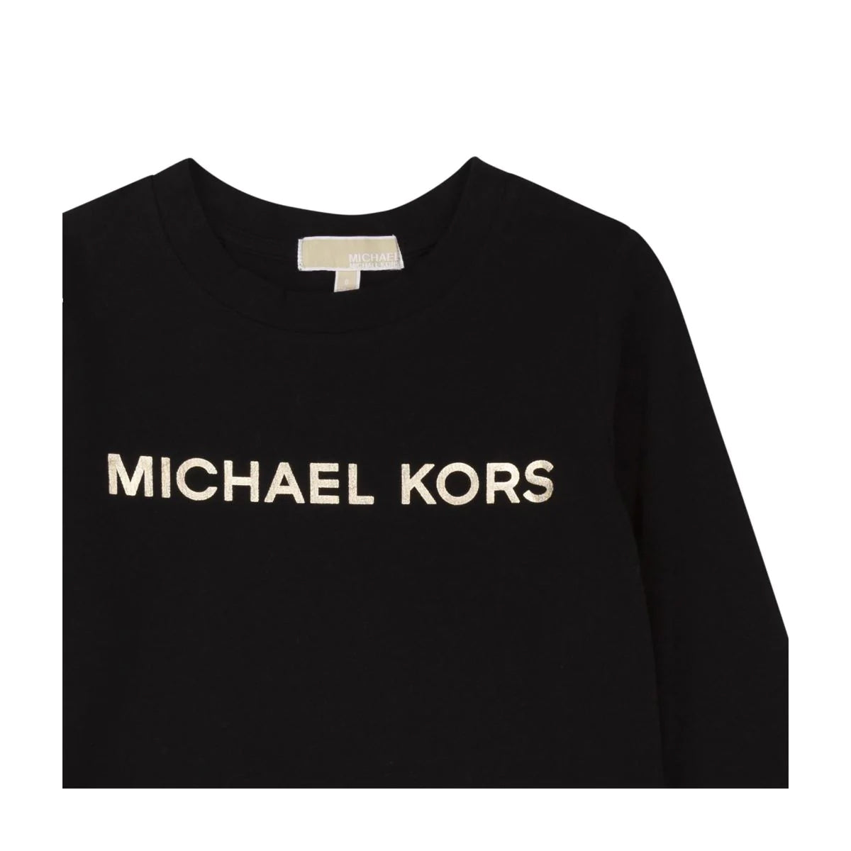 חולצת טי שרט ארוכה MICHAEL KORS לוגו ממותג לילדות