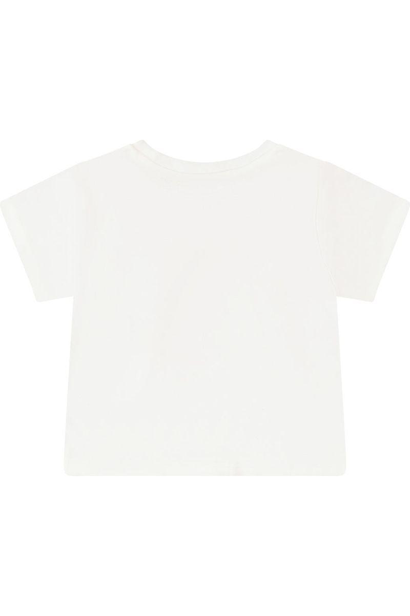 חולצת טי שרט MICHAEL KORS לוגו זהב לילדות