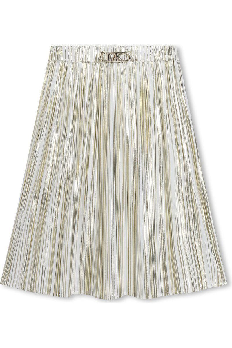 חצאית פליסה MICHAEL KORS אבזם זהב לילדות
