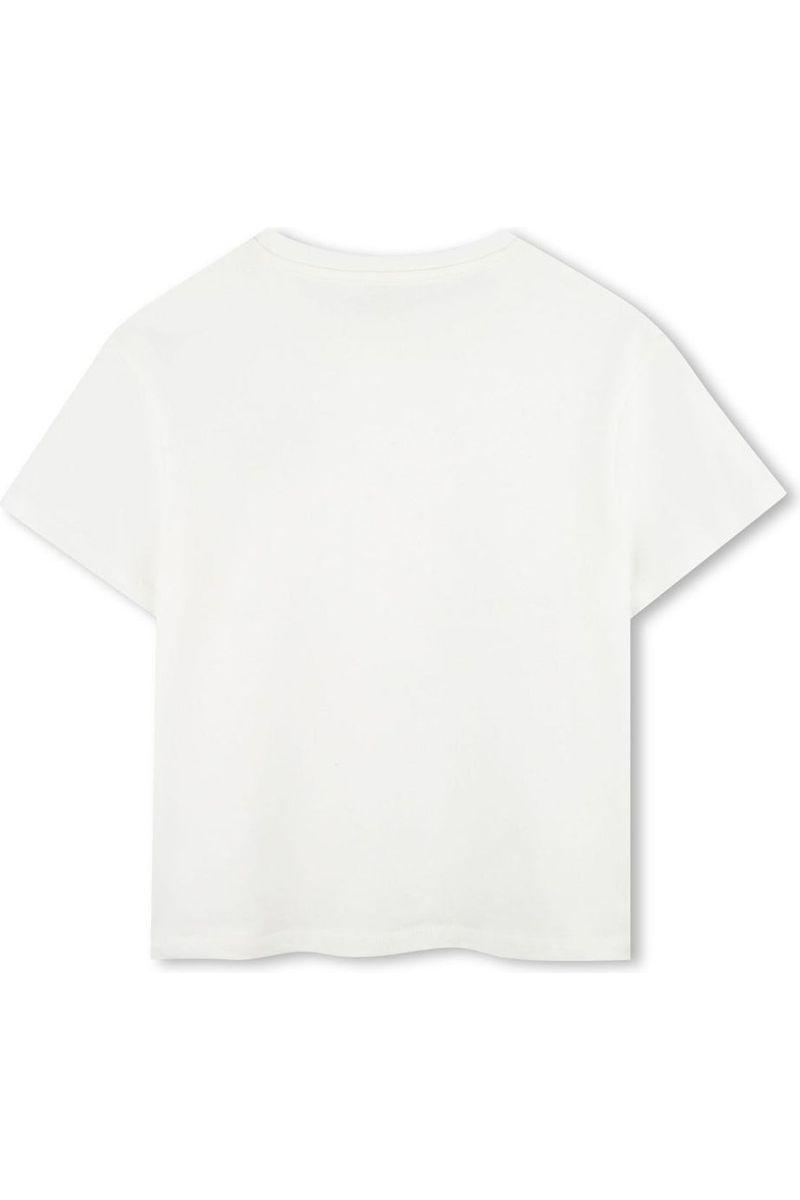 חולצת טישירט MICHAEL KORS לוגו מותג בצד לילדות