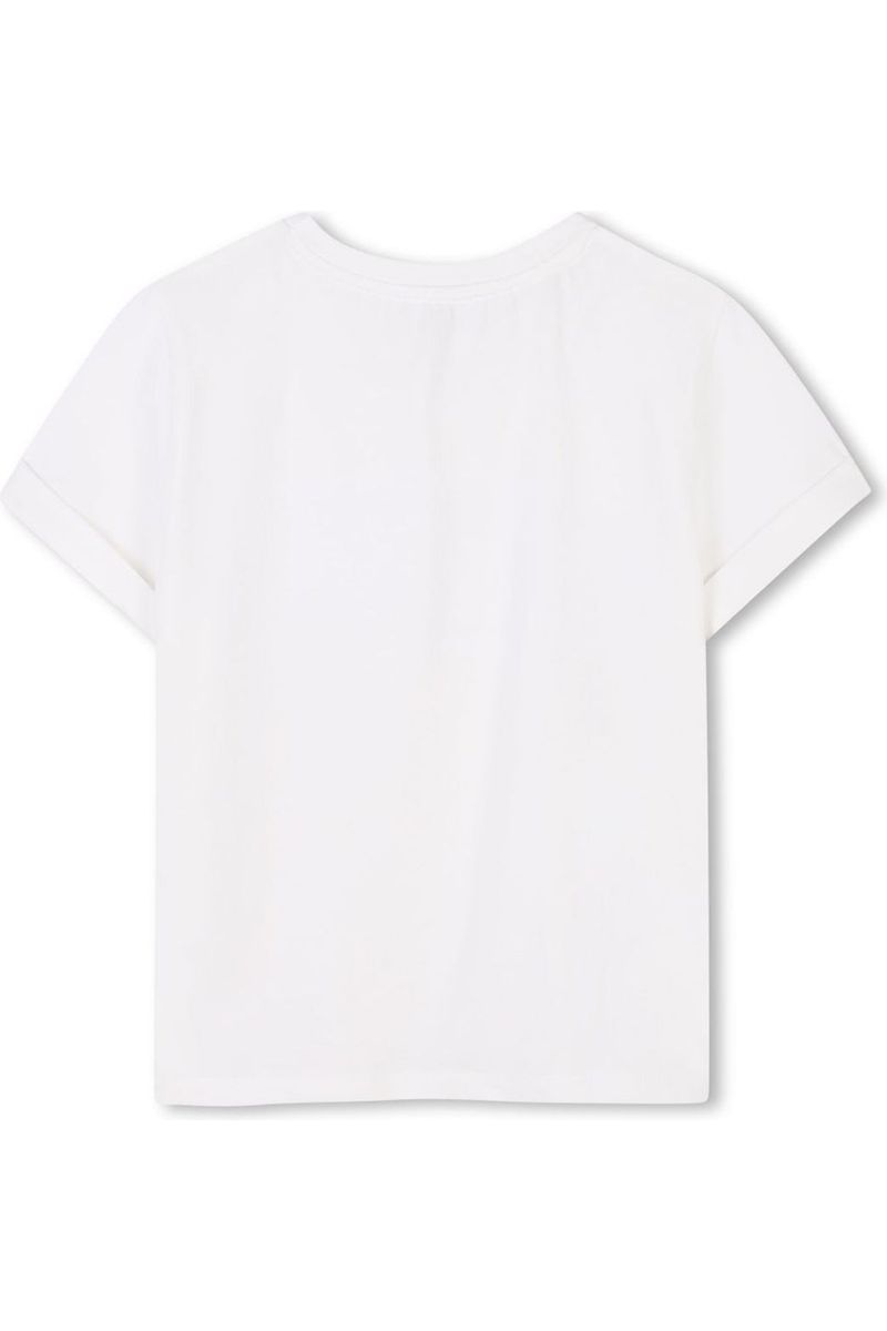 חולצת טישירט MICHAEL KORS לוגו מותג באמצע לילדות