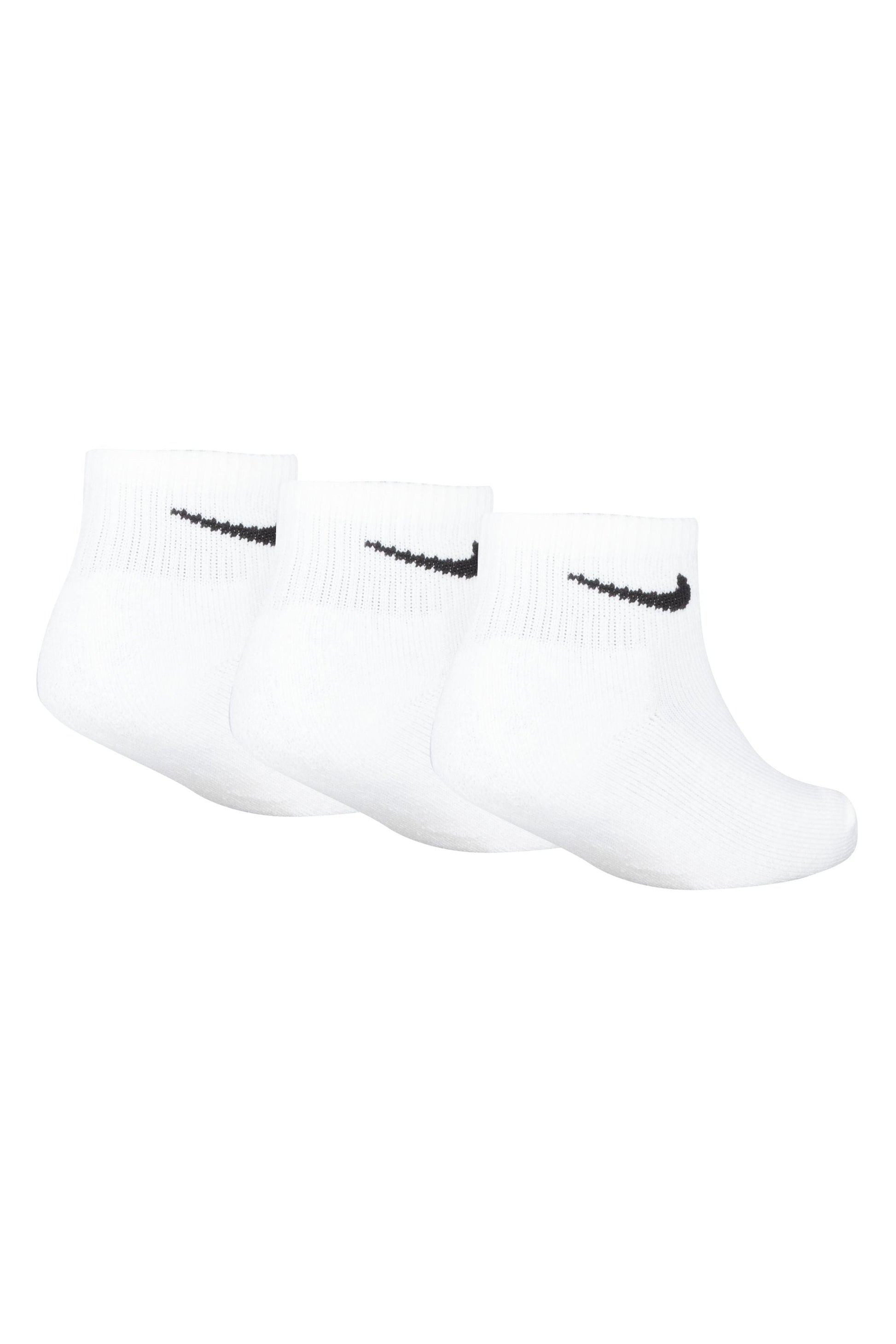 שלישיית גרבי NIKE לוגו מותג לתינוקות BEIGE / 23.5-27