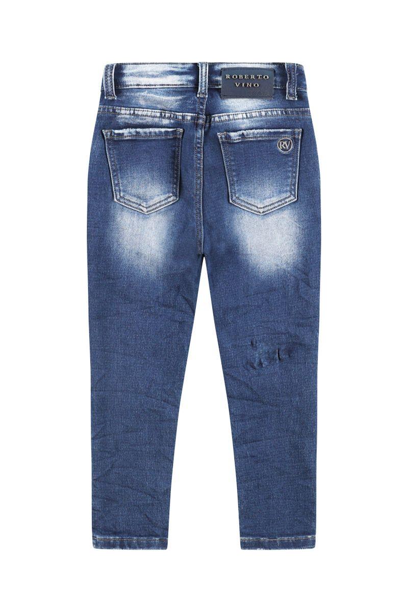 ג'ינס קרעים משופשף ROBERTO VINO ילדים