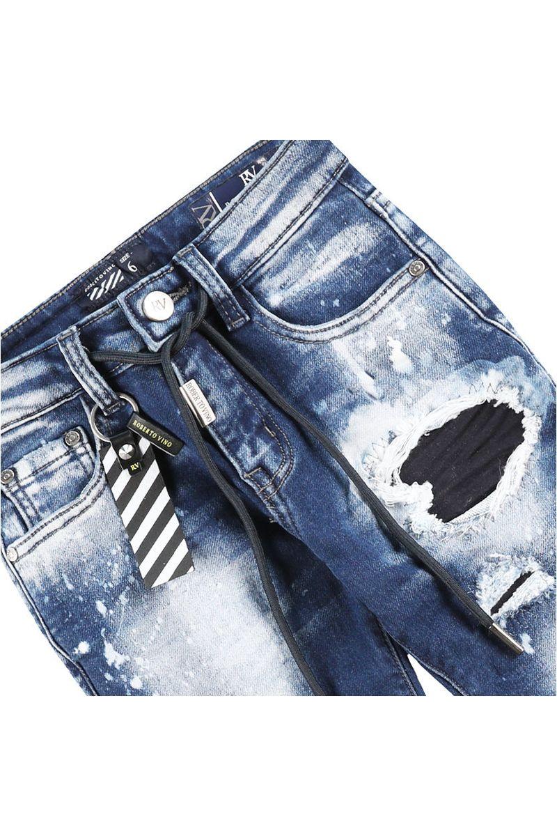 ג'ינס קרעים משופשף ROBERTO VINO ילדים