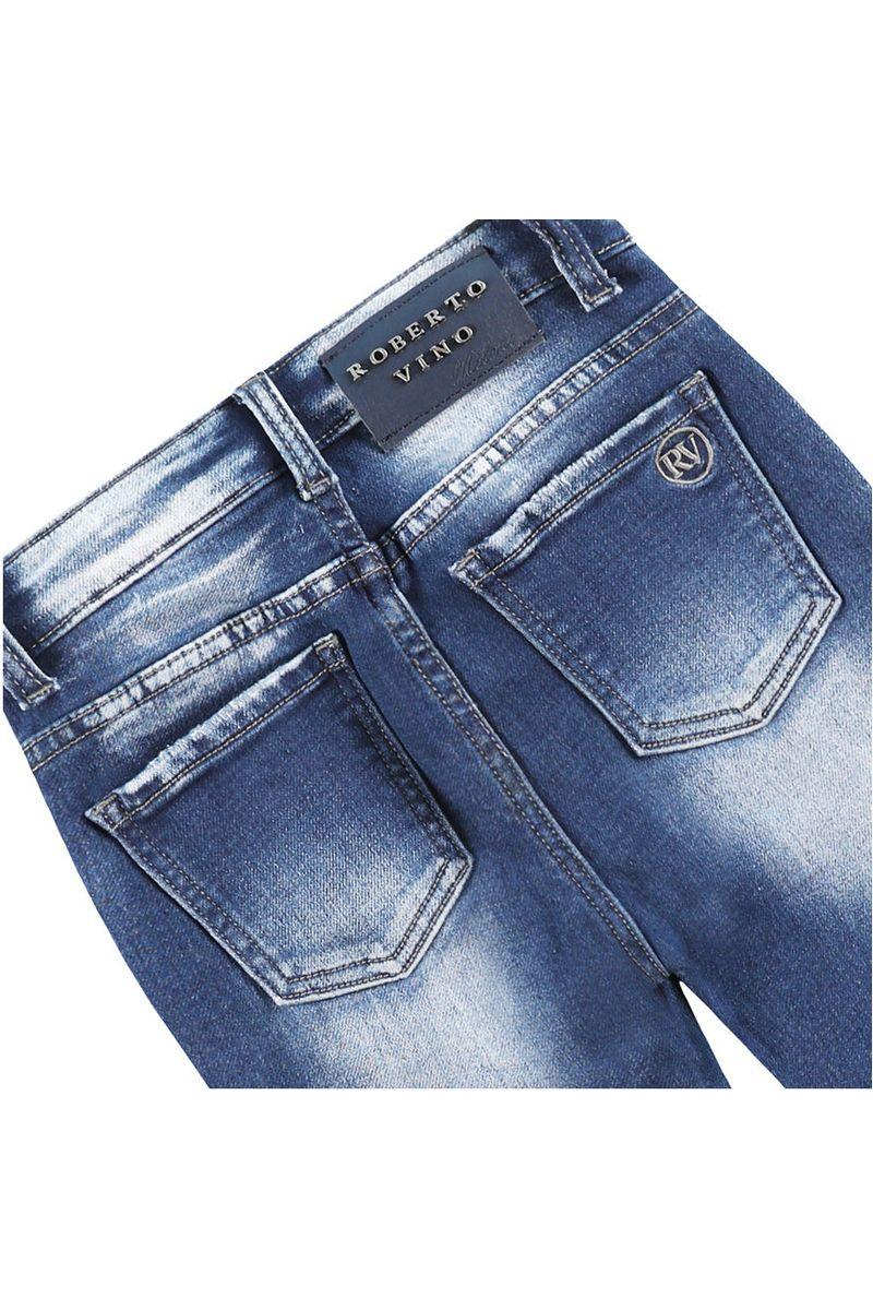 ג'ינס קרעים משופשף ROBERTO VINO ילדים