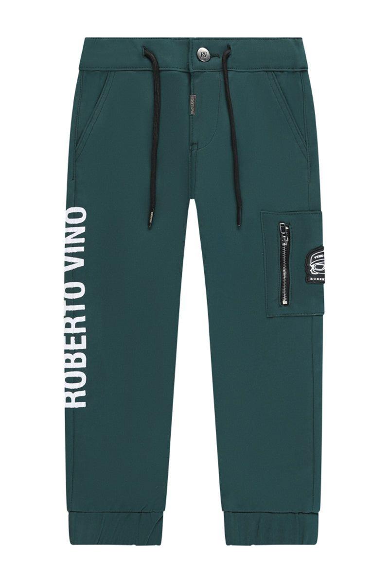 מכנסי דגמ"ח ROBERTO VINO לוגו בצד לילדים