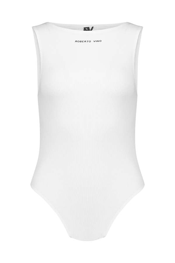 בגד גוף לנשים ROBERTO VINO בצבע לבן White / L