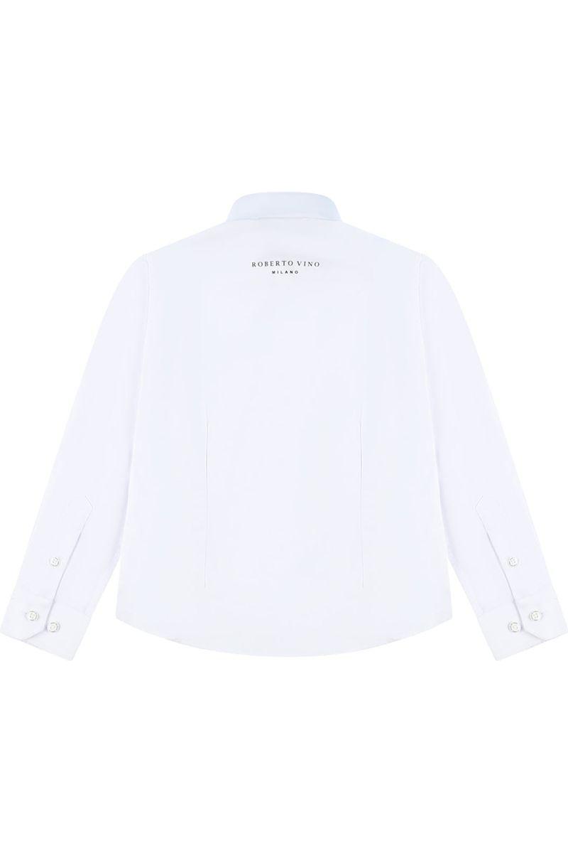 חולצה מכופתרת ROBERTO VINO ארוכה אייקון ילד בצד לילדים