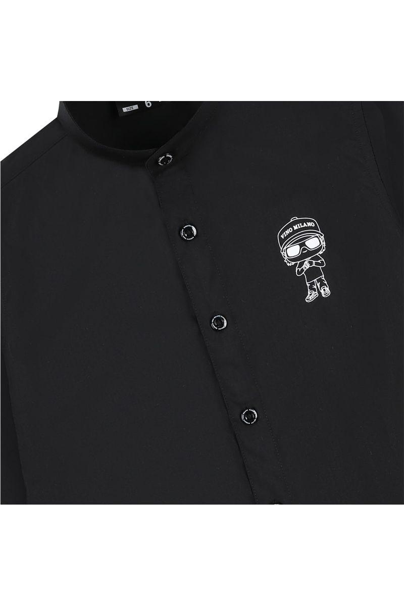 חולצה מכופתרת ROBERTO VINO ארוכה אייקון ילד בצד לילדים