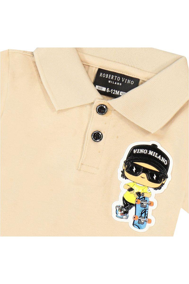 חולצת צווארון ROBERTO VINO סטריט סטייל לתינוקות