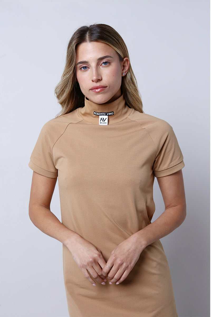 שמלה ROBERTO VINO בצבע חום לנשים