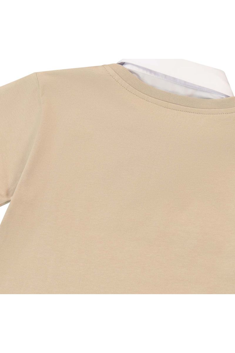 שמלת ROBERTO VINO שילוב קלאסי ואלגנטי לילדות Brown / 4Y