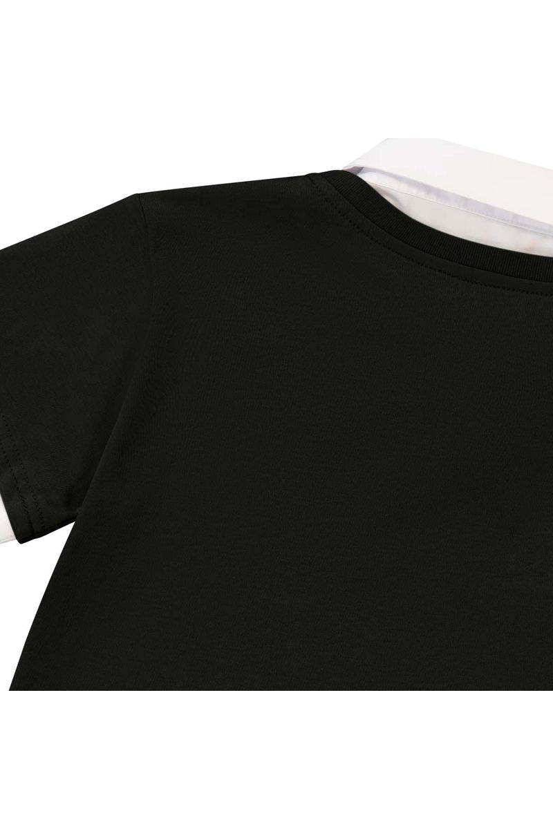 שמלת ROBERTO VINO שילוב קלאסי ואלגנטי לילדות Black / 4Y