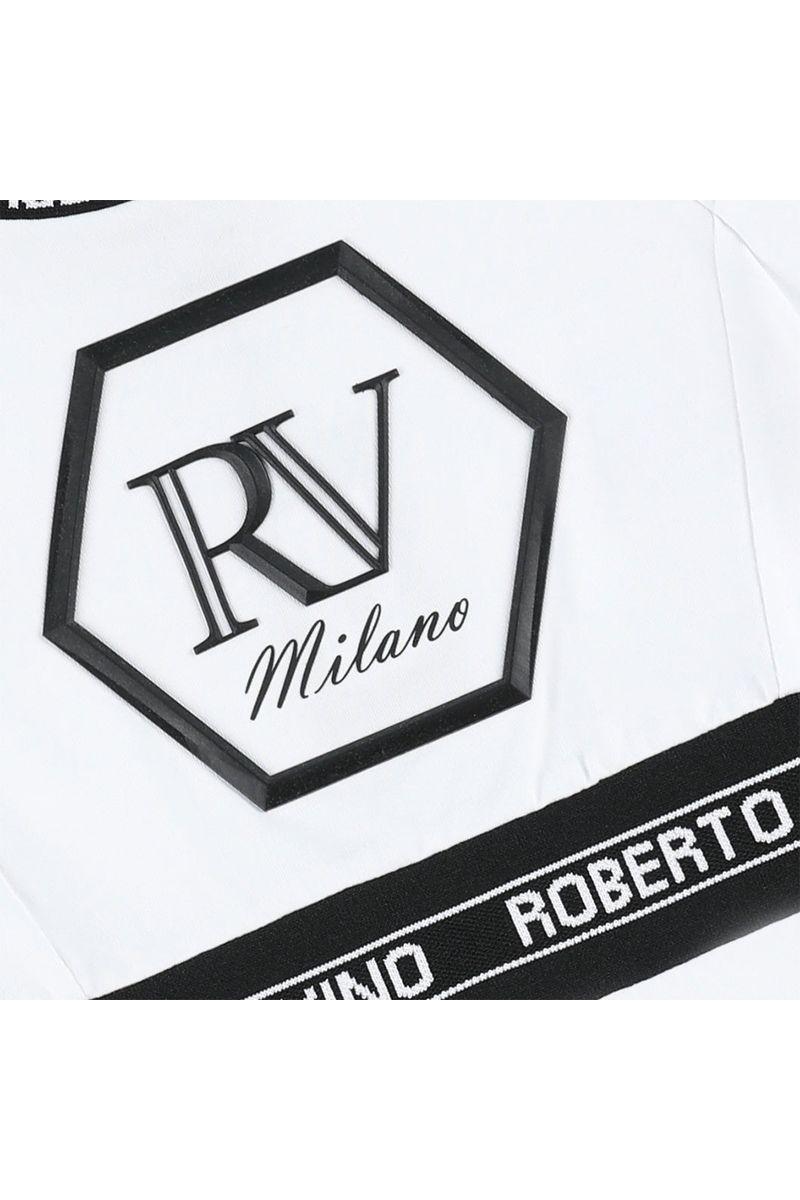 שמלת ROBERTO VINO לוגו משושה לילדות