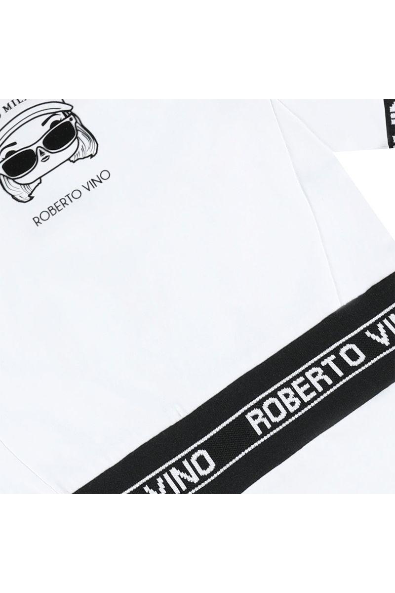 שמלת ROBERTO VINO לוגו משושה לילדות