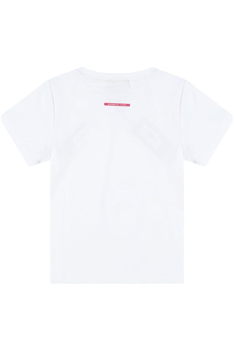 חולצת טי שרט ROBERTO VINO ילדה על תלת אופן לילדות