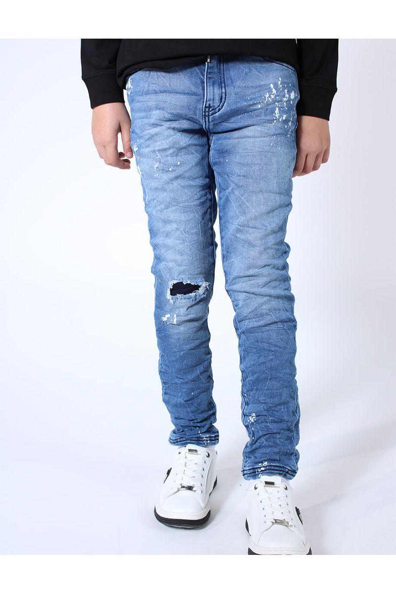 מכנסי ג'ינס ROBERTO VINO קרע בברך לילדים