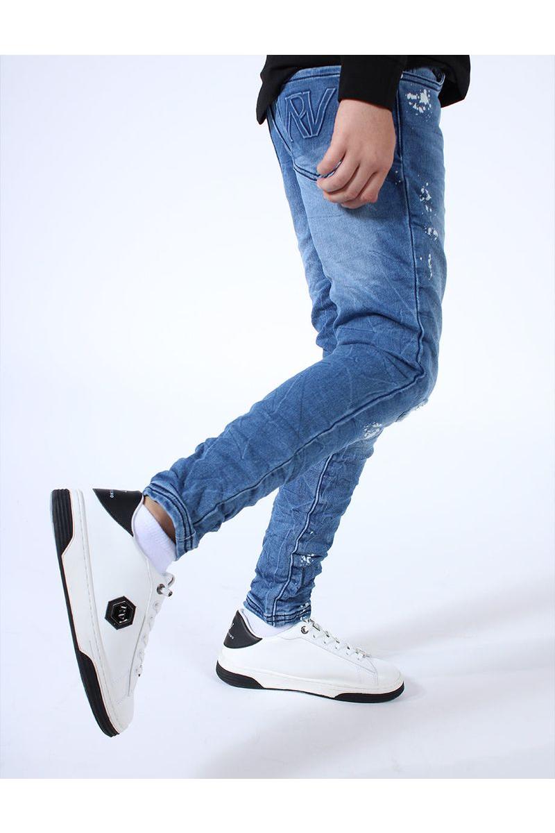 מכנסי ג'ינס ROBERTO VINO קרע בברך לילדים