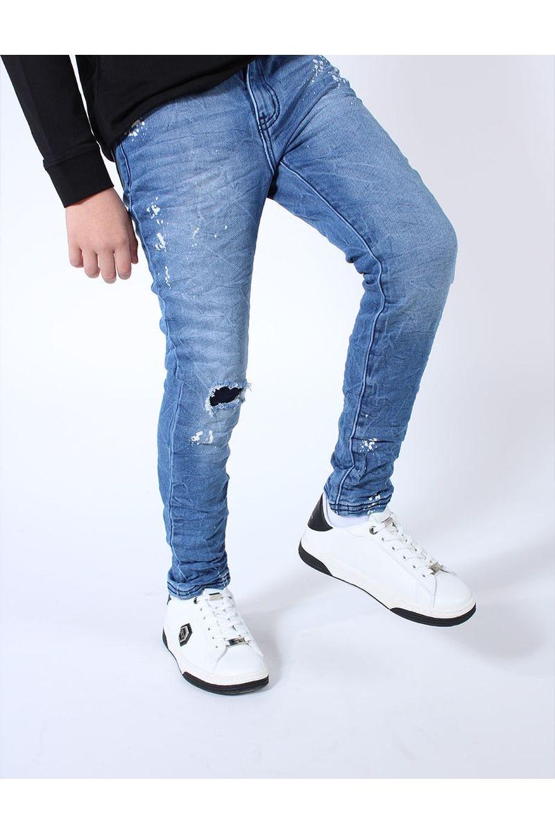 מכנסי ג'ינס ROBERTO VINO קרע בברך לילדים