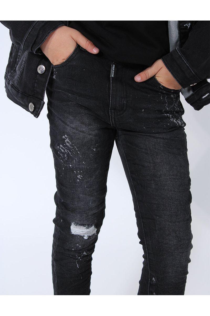 מכנסי ג'ינס ROBERTO VINO קרע בברך לילדים