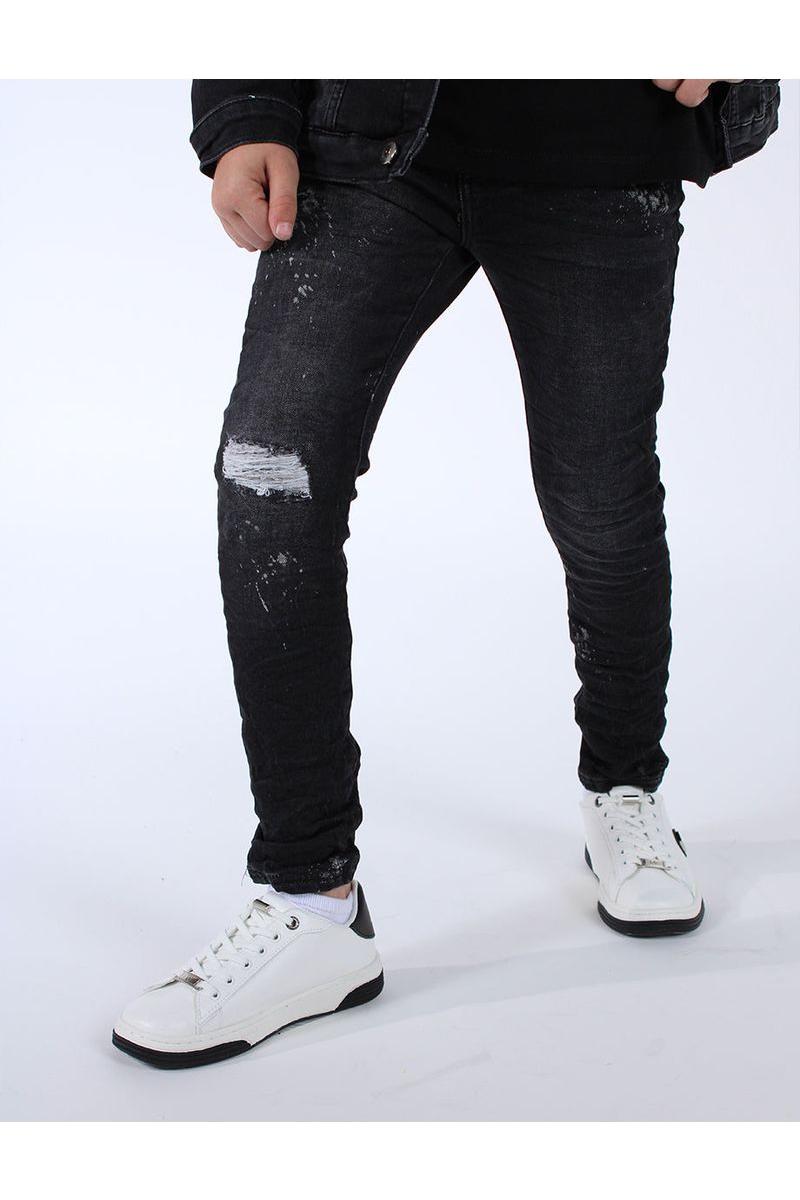 מכנסי ג'ינס ROBERTO VINO קרע בברך לילדים