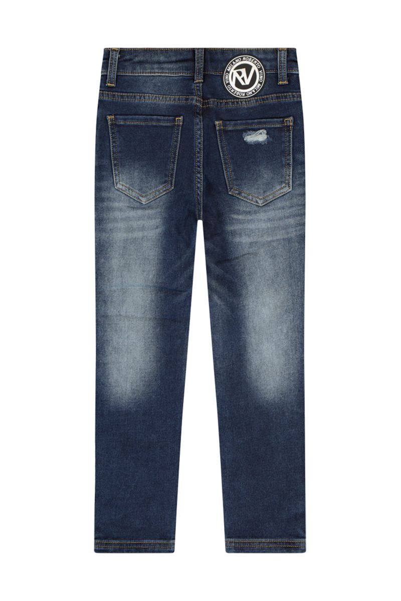 מכנסי ג'ינס ROBERTO VINO משופשפים לילדים