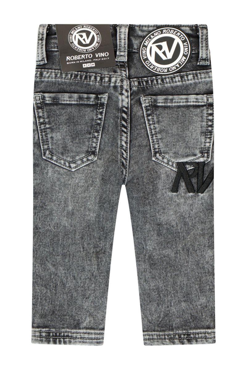 מכנסי ג'ינס ROBERTO VINO קרעים לתינוקות
