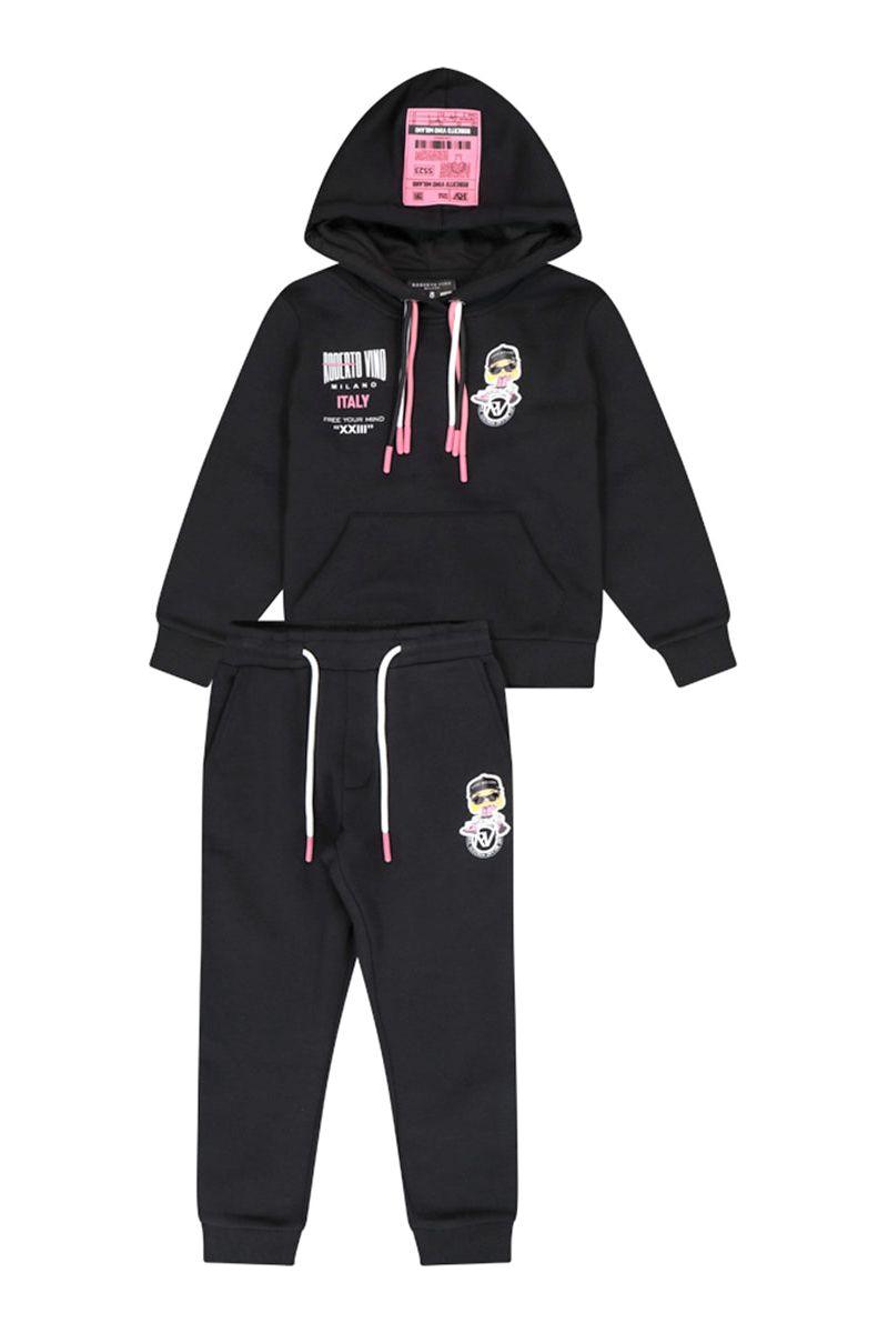 חליפת טרנינג ROBERTO VINO הדפס אחורי לילדות